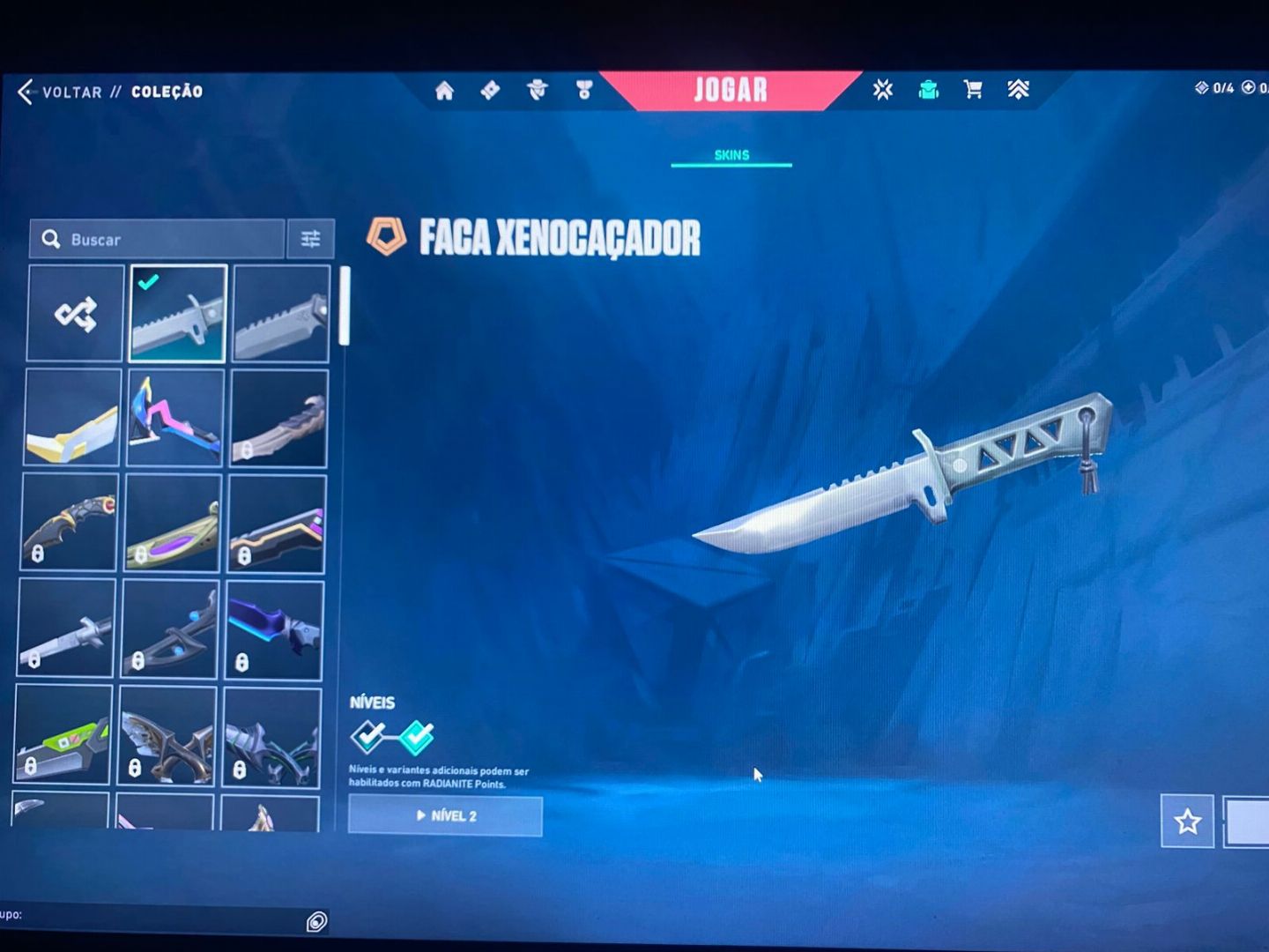 CONTA VALORANT SKINS VANDAL PHANTOM FACA E GESTOS (LER DESCRIÇÃO DO PRODUTO!!!)