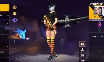 Conta free fire gemada