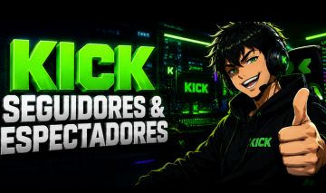 Seguidores de Alta qualidade e Espectadores (Viewers) Kick + Bom Preço
