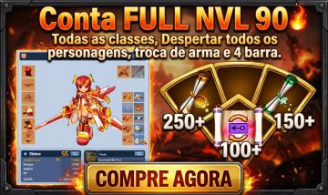 CONTA FULL FENIX LVL 90 +TODAS AS CLASSES, DESPERTAR, 4 BARRA e TROCA de ARMA