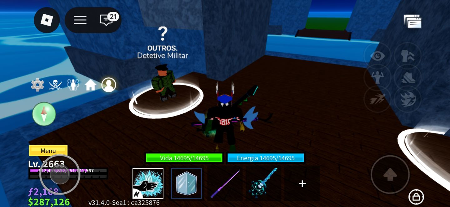 Conta de bloxfruits upada