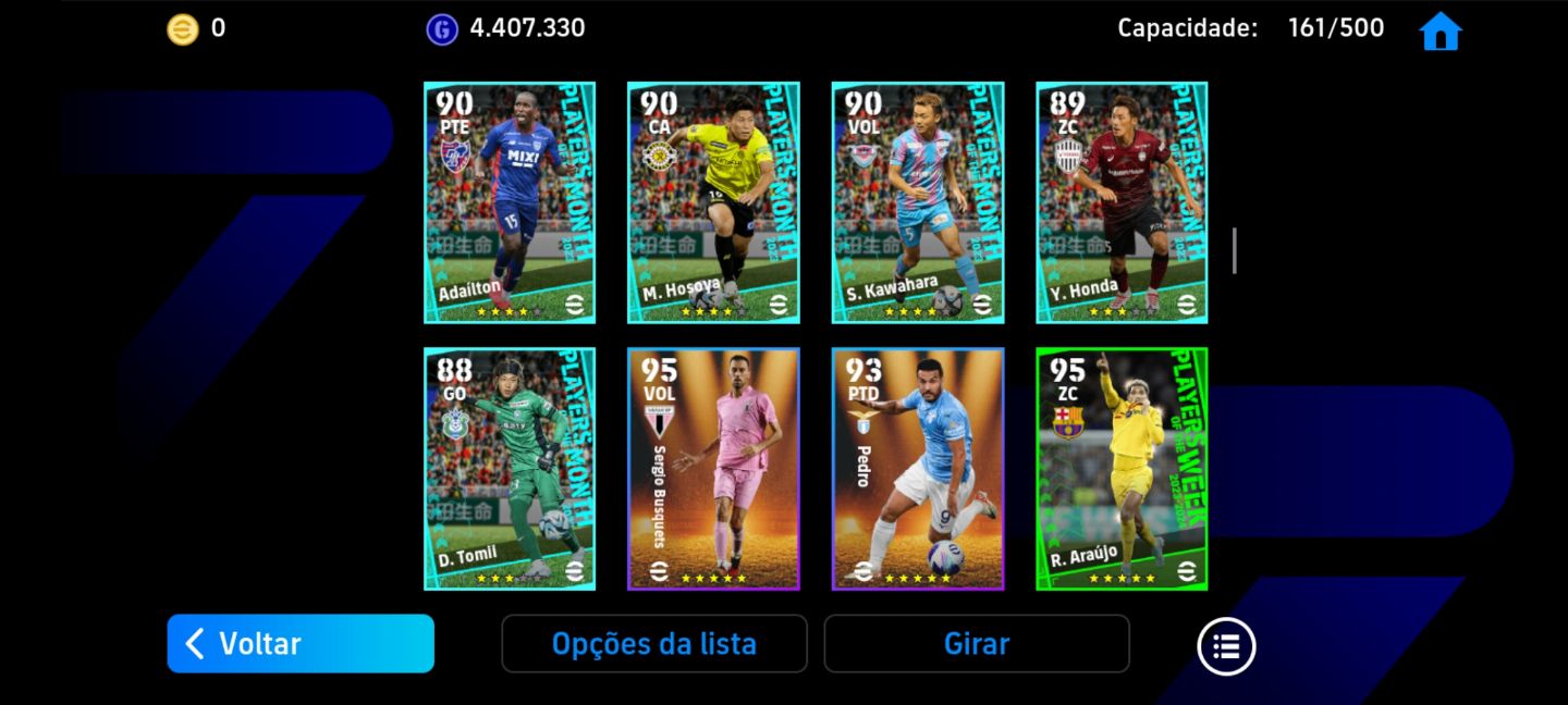 Conta Efootball Mobile forte