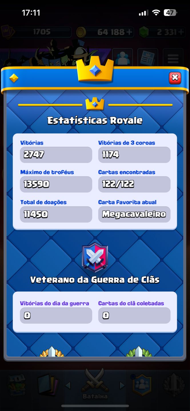 Clash Royale Conta Endgame | Rei Nível 16 | 13.200 Troféus