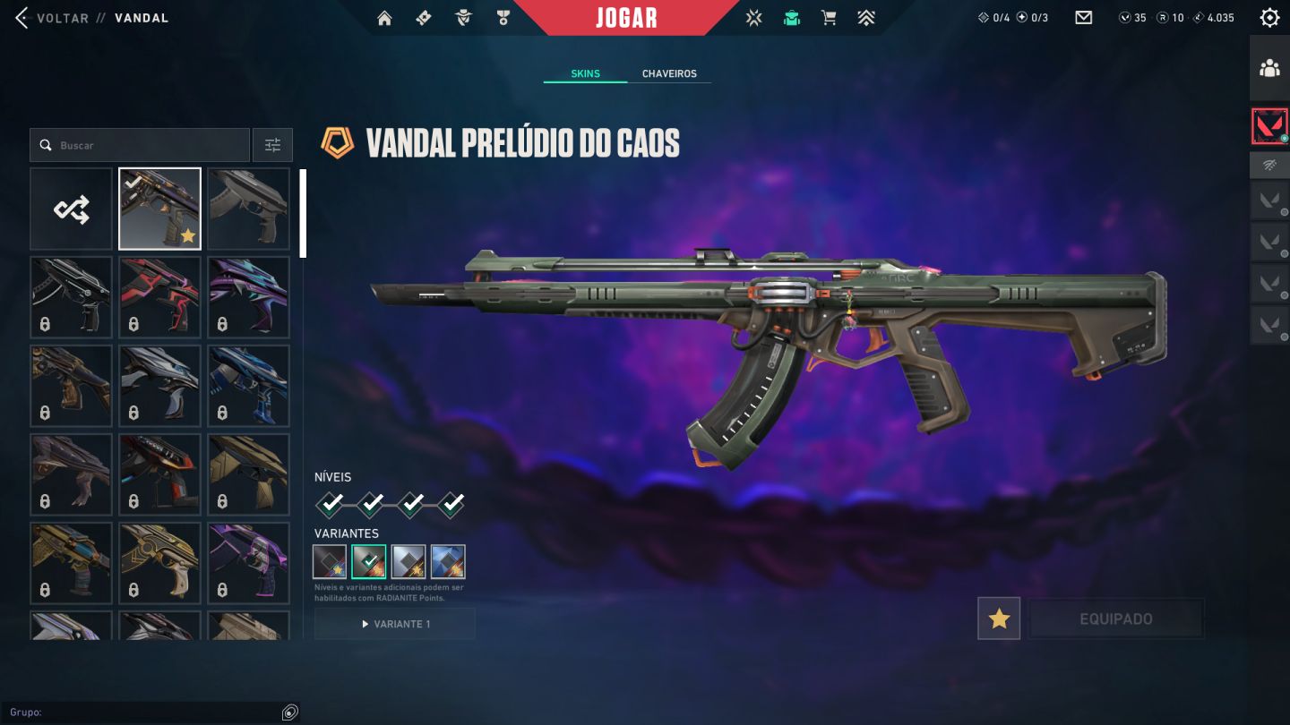 Conta Valorant iniciante BUTTERFLY SAQUEADORA e PRELUDIO DO CAOS