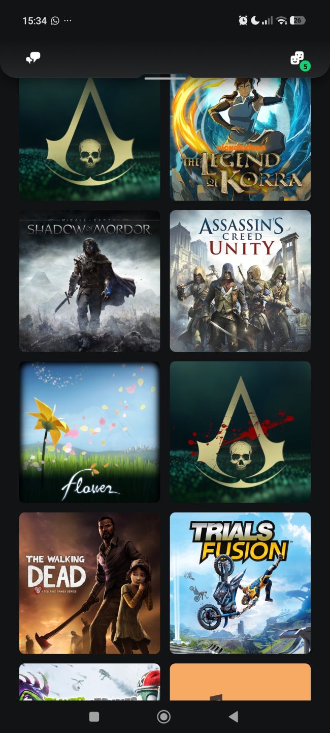 Minha conta com mais de 700 jogos e mais 598 platinas