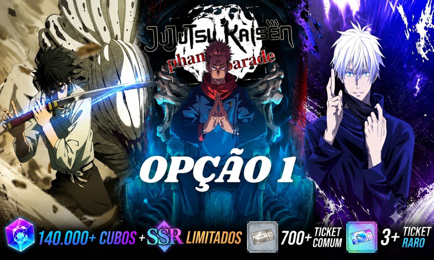Contas Jujutsu Kaisen Phantom Parede Global