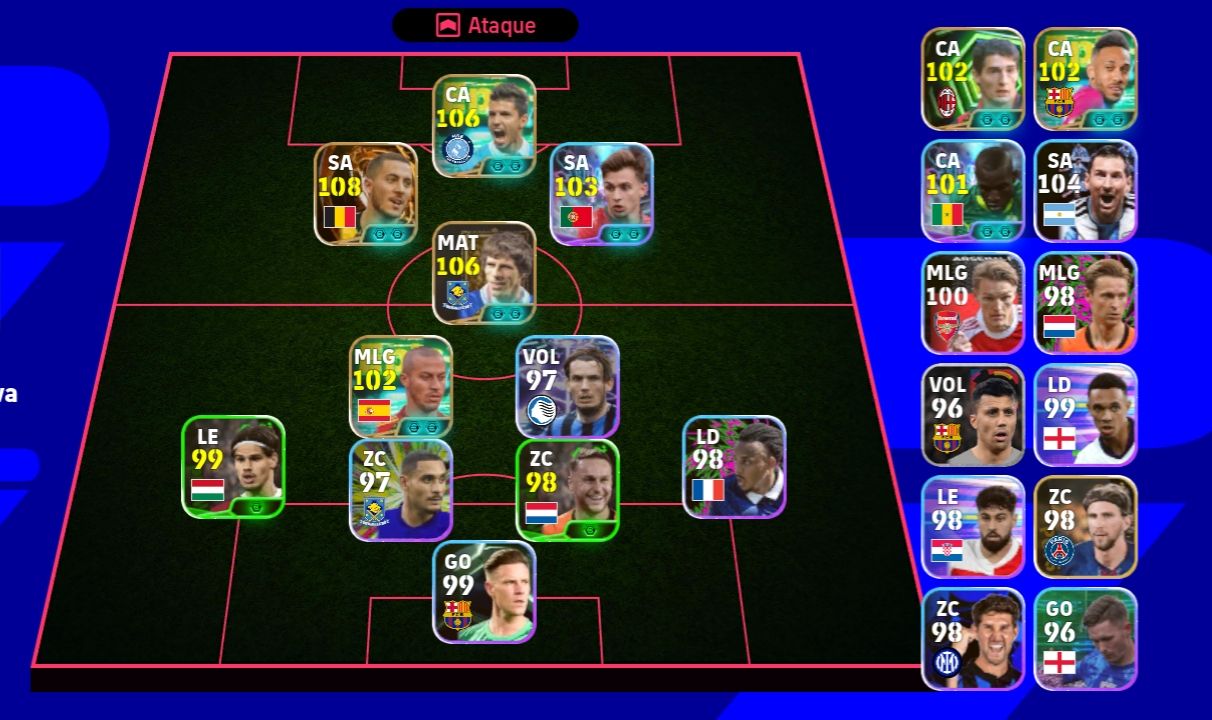 HAZARD 109/ZOLA BLITZ/AGUERO NOVO 107