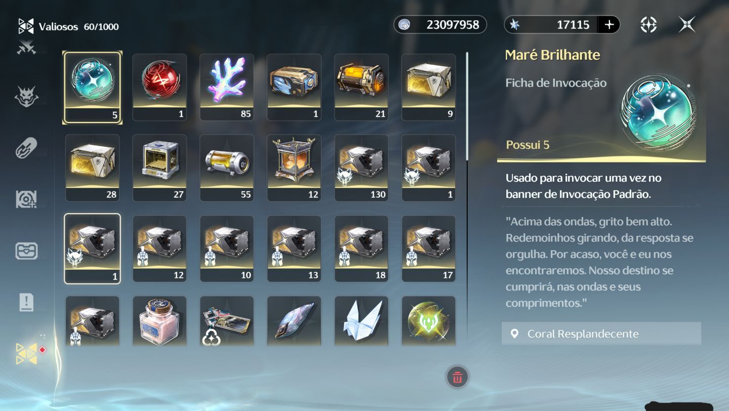 CONTA WUTHERING WAVES - HSIN S6 + SIGN | REBECCA (COLAB) + 17K DE ASTRITE