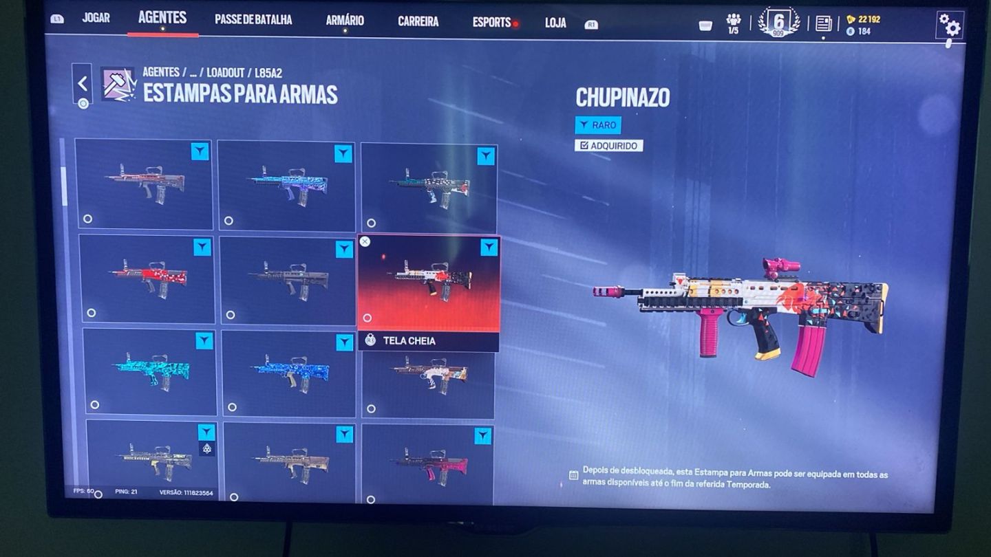 Conta Super RARA de R6