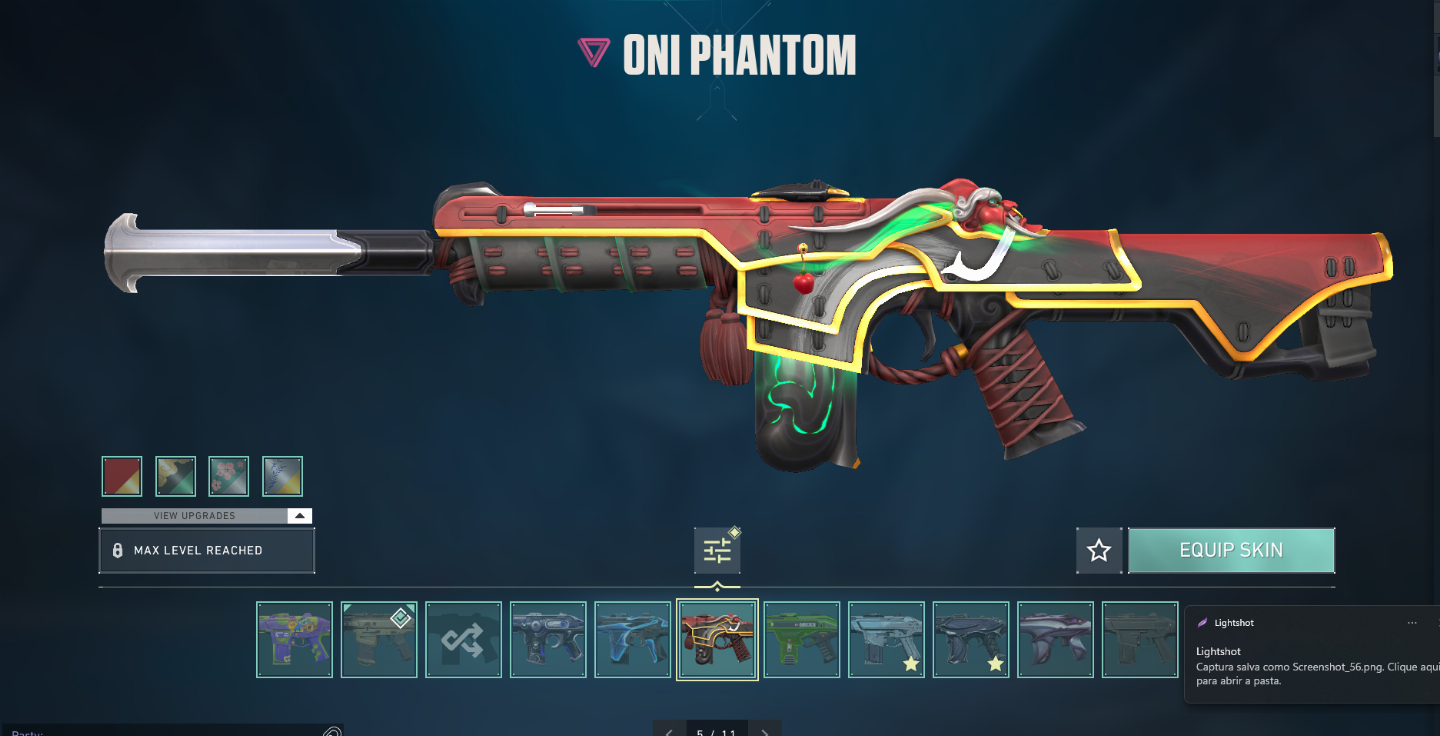 Conta Valorant +150 Level Full acesso com diversas skins