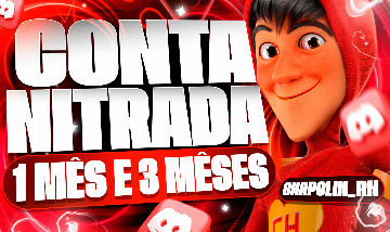 [PREÇO BAIXO] CONTA NITRADA DISCORD COM 3 MESES DE NITRO + ENTREGA AUTOMÁTICA!!!