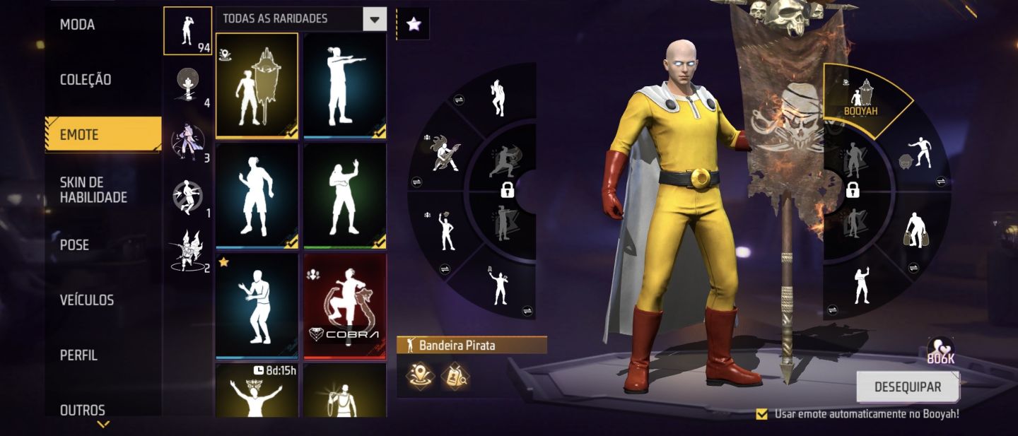 CONTA SUPER RARA DE FREE FIRE