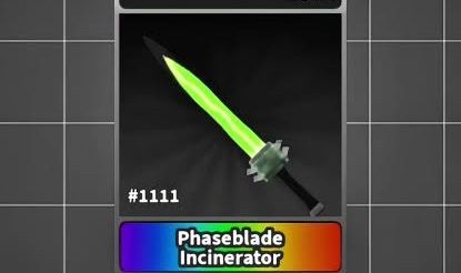 Phaseblade incinerator (survive The killer) Incinerador de Lâminas de fase