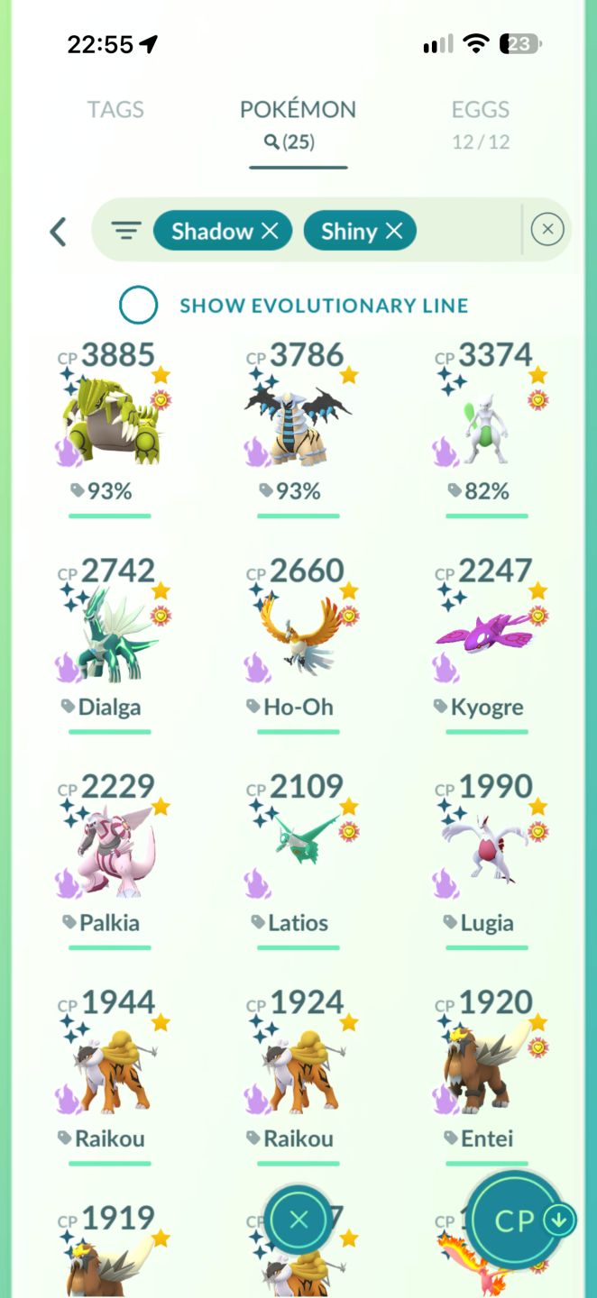 CONTA POKÉMON NÍVEL 74 ABSURDA