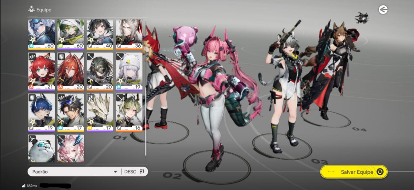 Conta Arknights Endfield - 11 Personagens 6 Estrelas