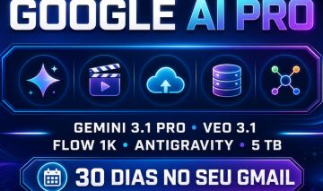 GOOGLE AI PRO | GEMINI 3.1 PRO + VEO 3.1 + FLOW 1K + ANTIGRAVITY + 5TB | 30 DIAS
