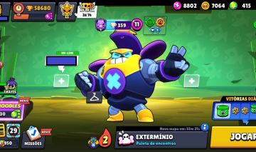 Conta Brawl Stars com skins lendárias, gemas e prestígios - brawl pass ativo