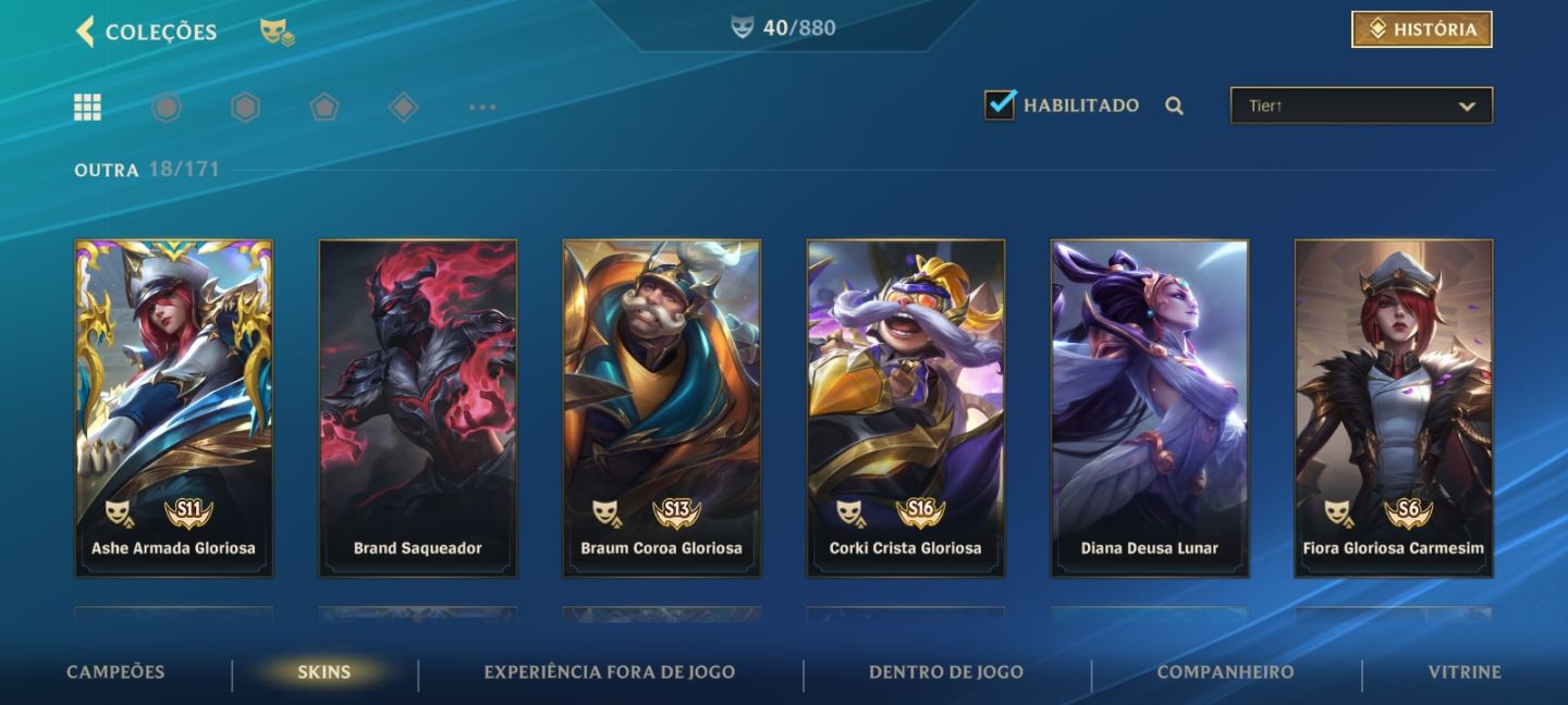 Conta Wild Rift (Focada em ZED e AKALI.)