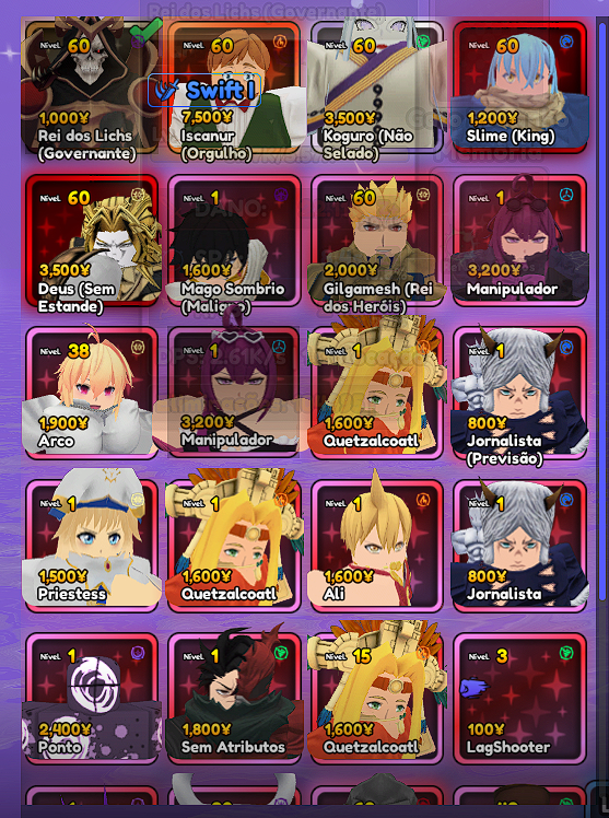 PERSONAGENS ANIME VANGUARD ATUALIZADO