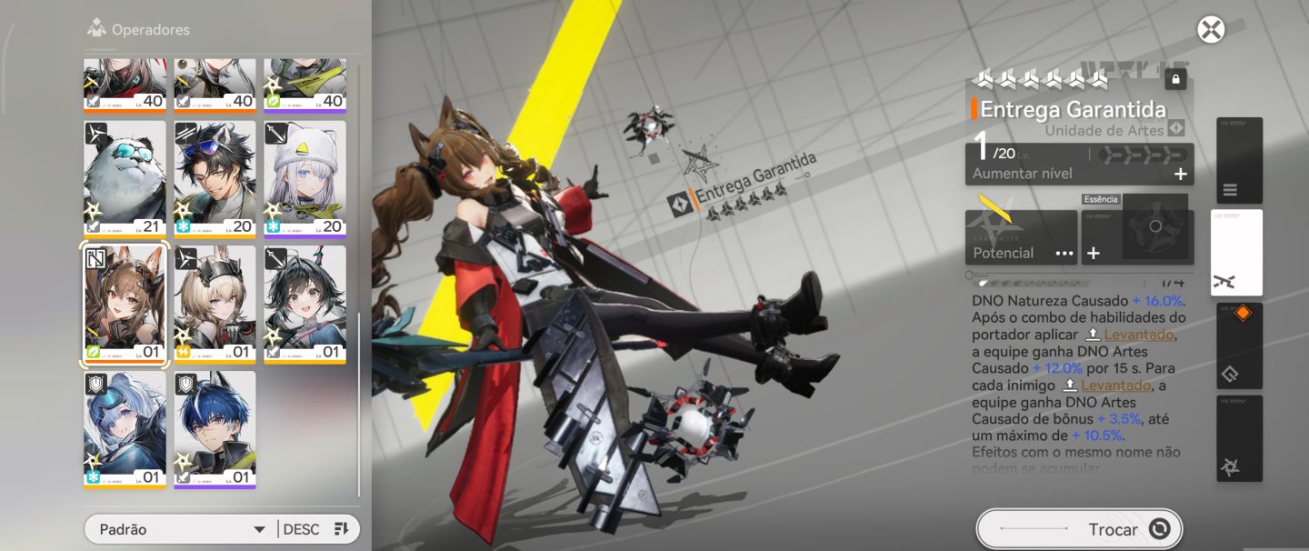 Conta Arknights endfield, Conta com alguns T6 e armas assinatura.