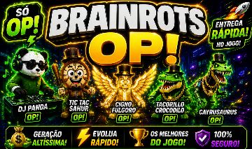 QUEIMA DE ESTOQUE | BRAINROTS OP + SECRETOS | ENTREGA NO JOGO