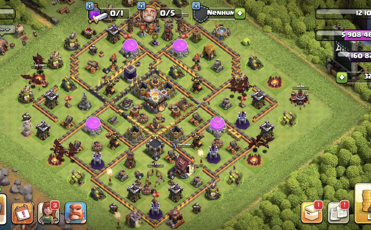 ESTOU DANDO DE GRAÇA PRATICAMENTE Conta Clash of Clans Nível 114 | CV11 Avançado