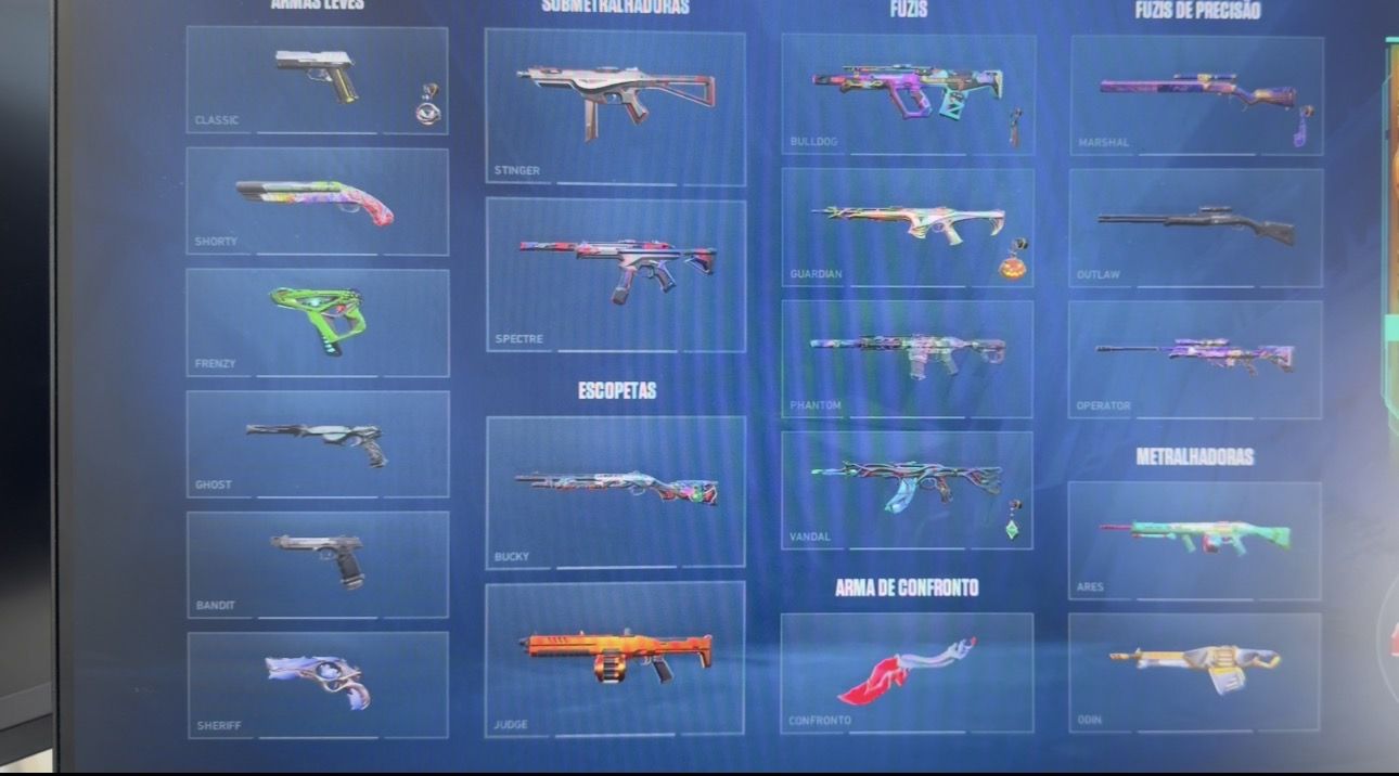CONTA VALORANT | CHAMPIONS 2023 | 5 FACAS | 8+ VANDALS | MUITAS SKINS
