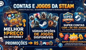 Jogos e super contas da STEAM