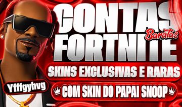Conta de fortnite com skin garantida do papai snoop a mais barata do site!!!