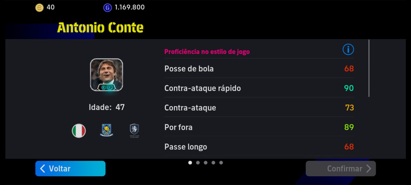 CONTA EFOOTBAL 3144 | SUÁREZ BLITZ CURLER + ADRIANO CHUTE RÁPIDO + TÉCNICO PAGO