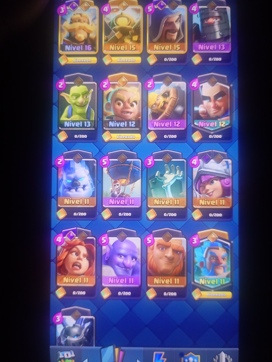 Conta no Clash upada