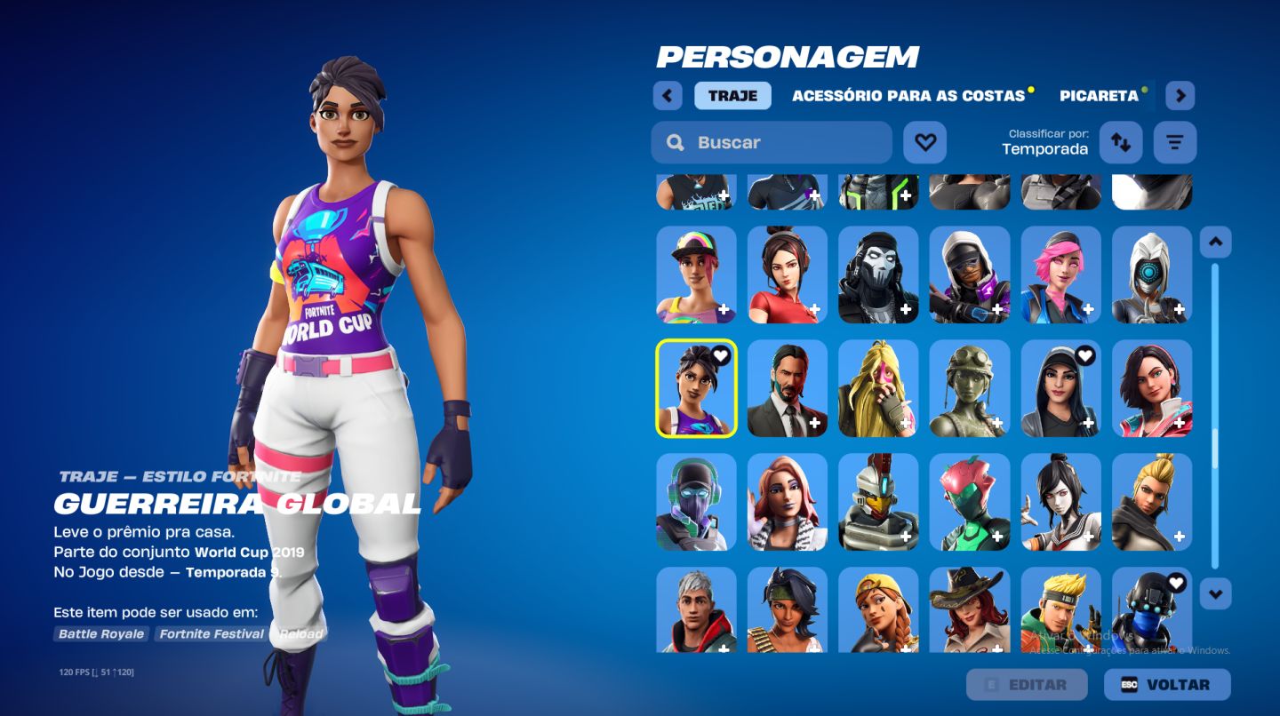 Conta Fortnite Rara