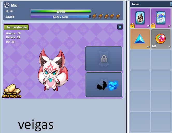 CONTA GRAND CHASE VEIGAS 2KK - ZERO 1KK700 - EREB 1KK300 - DIO 1KK - LUPUS 1KK..