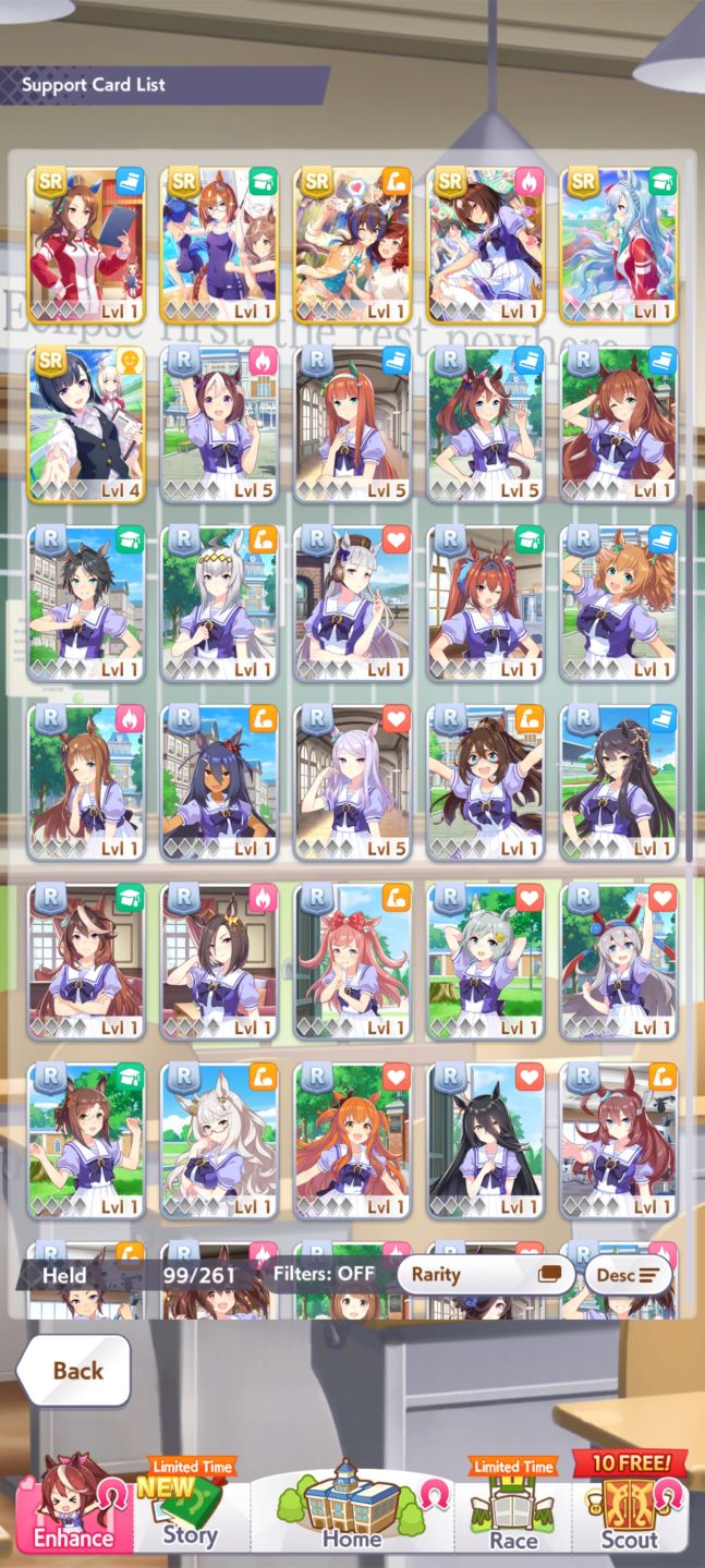 Uma Musume pretty derby - 120k carats - Tokai teio - seiun sky - 35 SSR -