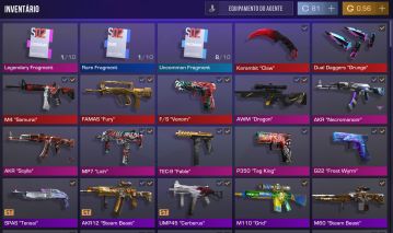 CONTA STANDOFF 2 LVL 49 | KARAMBIT CLAW | +20K GOLD | KD 2.37 | R$700