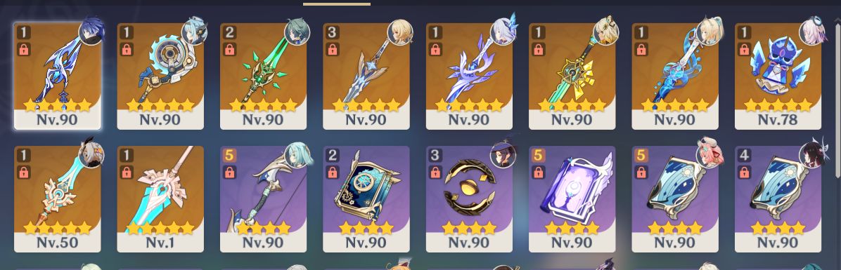 GENSHIN IMPACT AR59 | 23 PERSONAGENS 5 ESTRELAS|+ ARMAS ASSINATURA