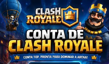 Conta Clash Royale 11K De Troféus + 2,000 gemas