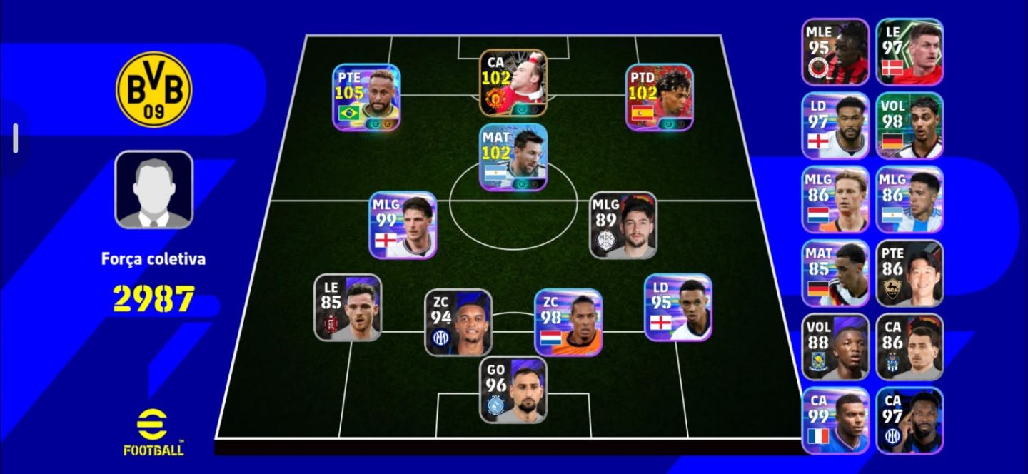 Conta efootball Neymar blitz culer