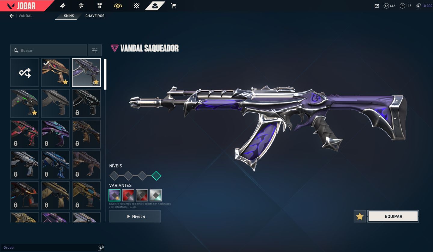Conta Valorant Com Karanbit ion e Outras Skins