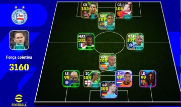 Conta efootball braba e com bons jogadores