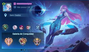 Conta Mobile Legends, Elo Épico, taxa de vitória alta, skins e mais!