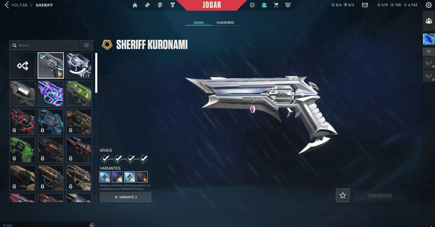 Conta Valorant Full Acesso | 14 Skins Compradas (Gatinho,kuronami)