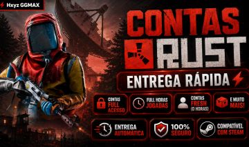 [STEAM] Rust (ESCOLHA A SUA CONTA) Horas Jogadas & Contas Novas - Full Acesso