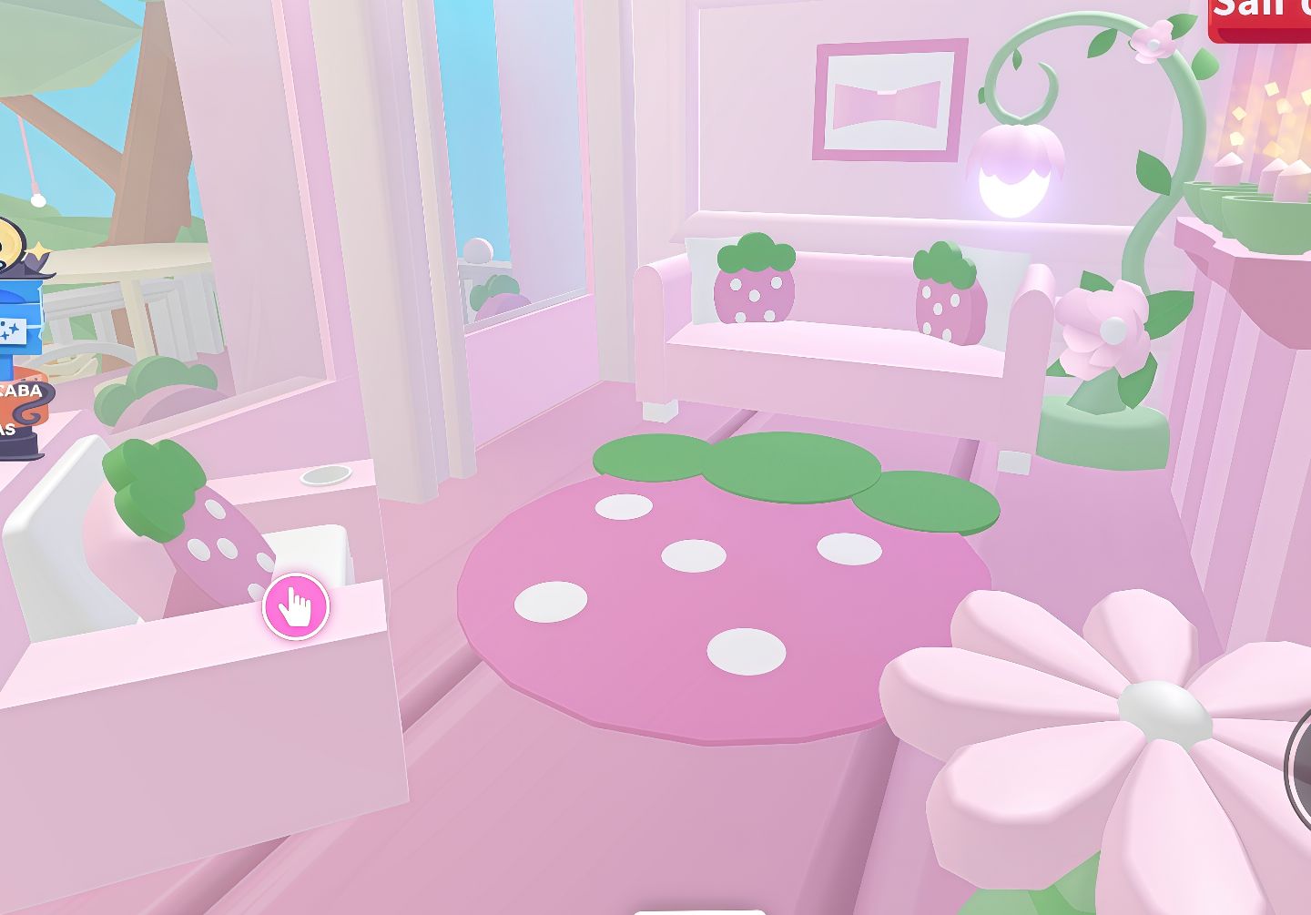 Casa Tiny Preppy (Decorada Moranguinho) no Adoptme!