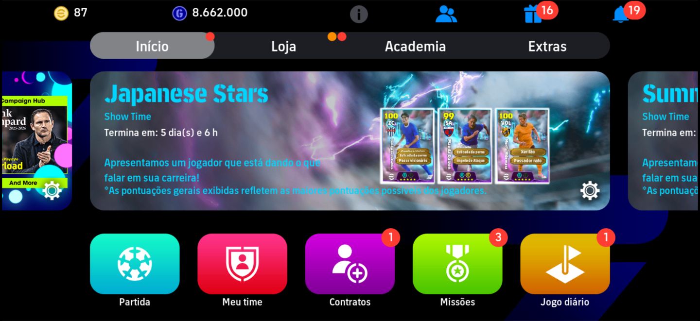CONTA EFOOTBALL MESSI 109