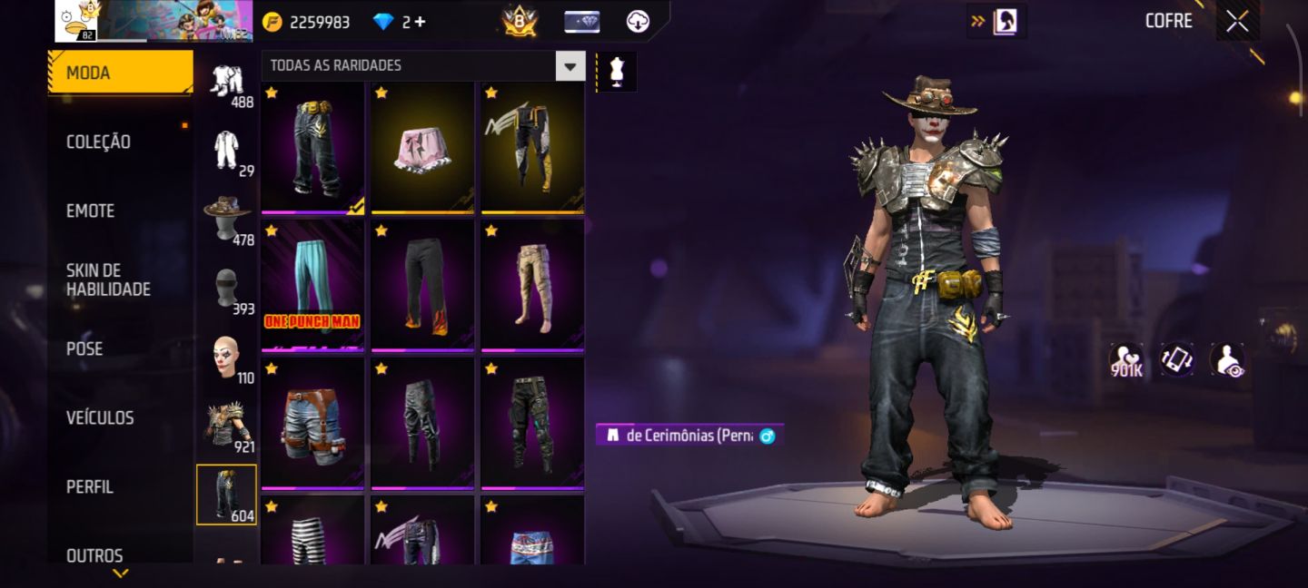 CONTA FREE FIRE EXCLUSIVA SEMI FULL E MUITO RARA!