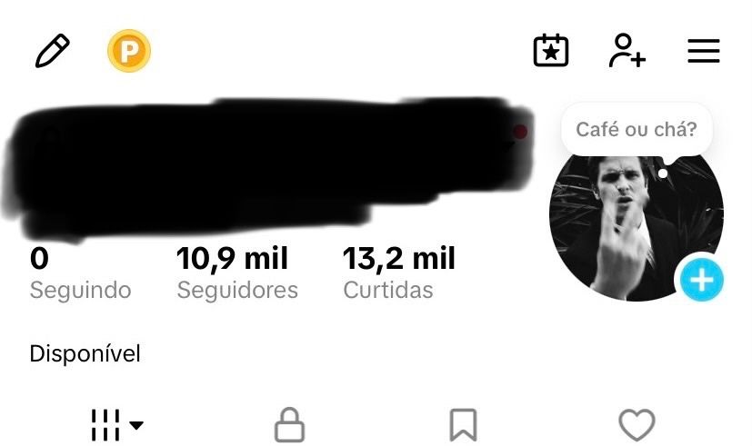 Conta de TikTok 10,9k de seguidores live ativa [promoção]