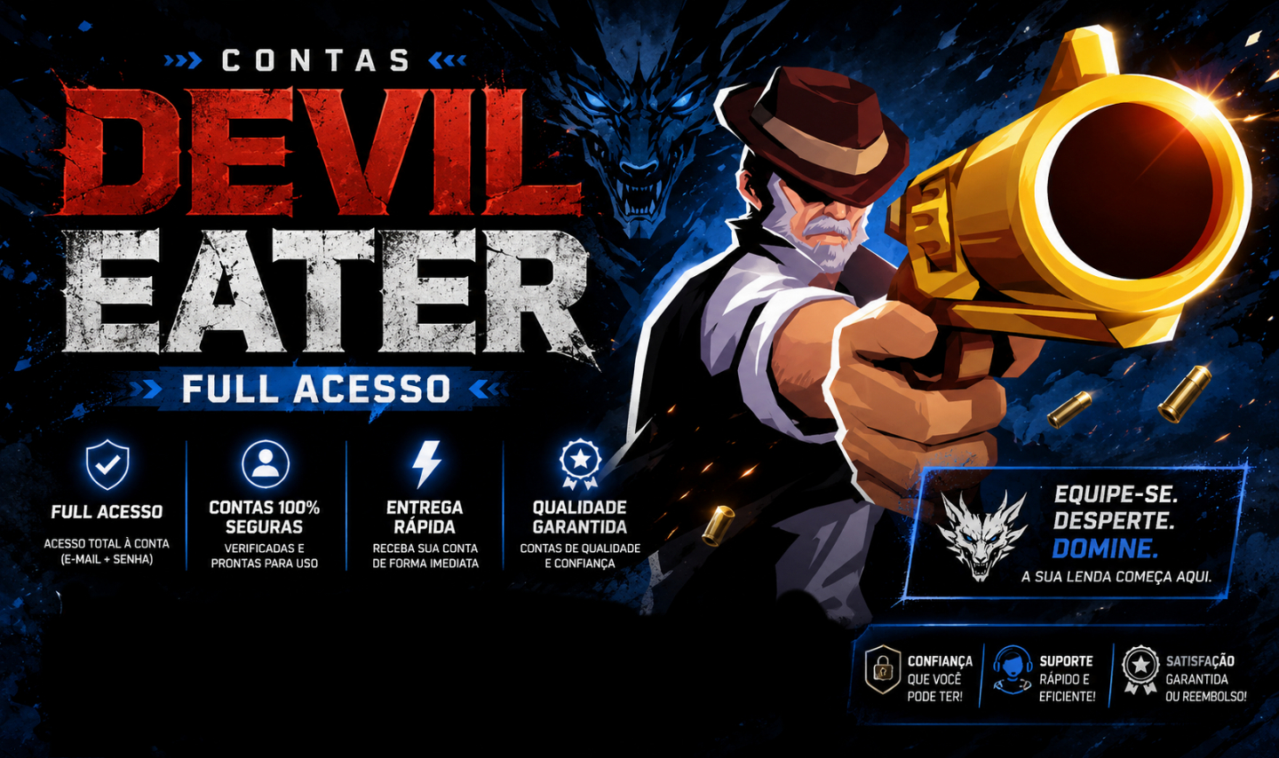 CONTAS DEVIL EATER (FULL ACESSO)