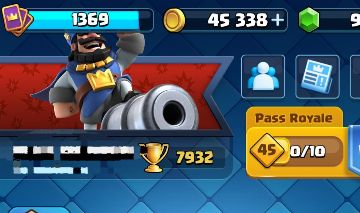CONTA DE CLASH ROYALE ARENA 20 ( 7900 TROFÉU) 2 heróis e 3 evolutiva