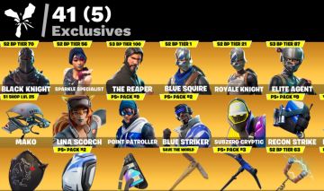 CONTA OG FORTNITE - SEASON 1, 2 E 3 COM CAVALEIRO NEGRO E CEIFADOR